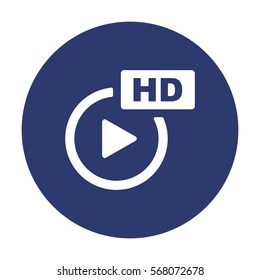 Movie Icon Vector flat design style