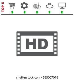 Movie Icon Vector flat design style