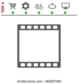 Movie Icon Vector flat design style
