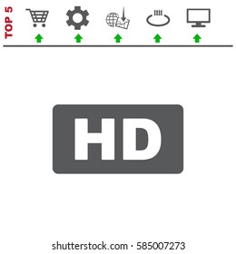 Movie Icon Vector flat design style