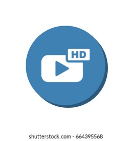 Movie Icon Vector flat design style