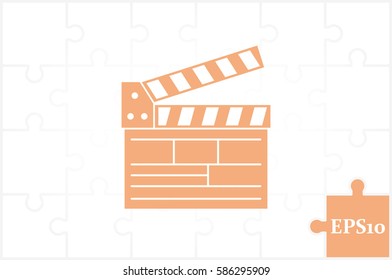 Movie icon vector illustration