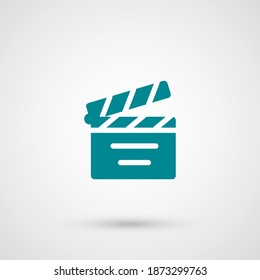 movie icon. Vector illustration EPS 10.