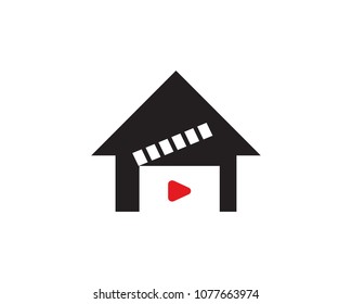 Movie Icon Vector Logo Template Illustration Design