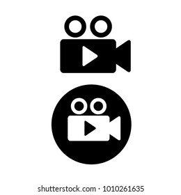 movie icon vector template