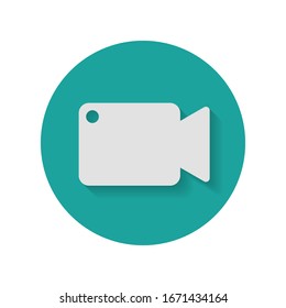 movie icon, vector video sign