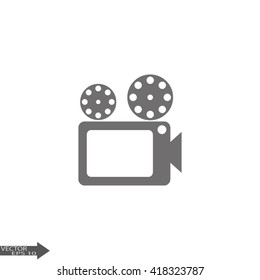 Movie icon. video camera icon. 