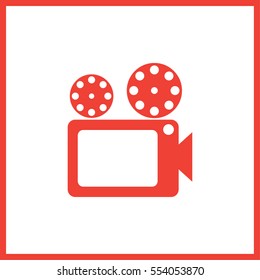 Movie icon. video camera