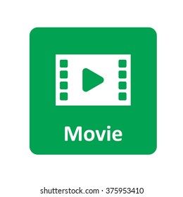 Movie icon for web and mobile