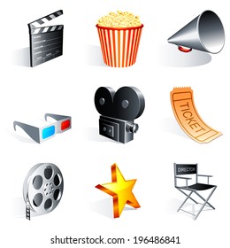 Movie icons.