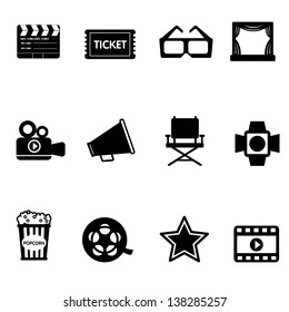 movie icons set