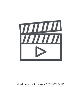 movie illustration icon