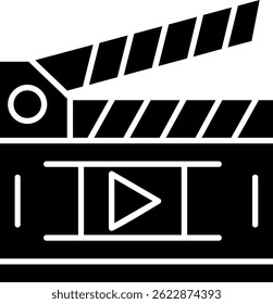 Movie Line vector Icon Design