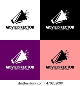 Movie logo design template . Film symbols and icons. Unique  creative concept.