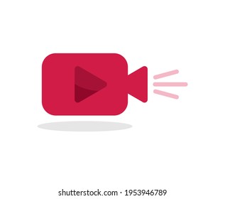 Movie logo play film vector 