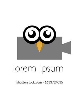 movie logo with a simple concept. suitable for various design purposes.