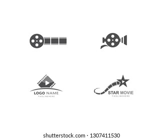 Movie Logo Template vector