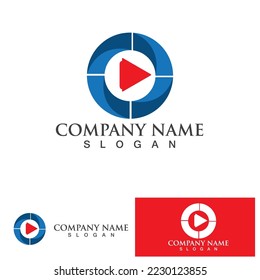 Movie logo vector design illustration