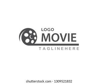 Movie logo vector template