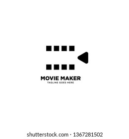 Movie Maker logo template, vector illustration icon element - Vector