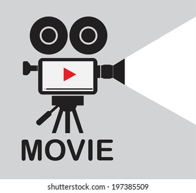 Movie Maker Vector Illustration EPS10 