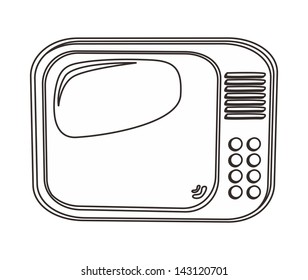 movie media television outline icon