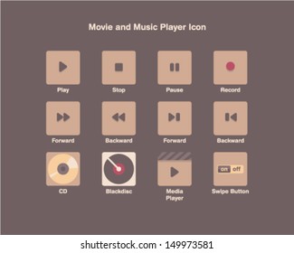 Movie and Music player Icon