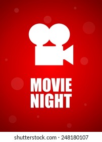 movie night background