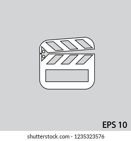 movie play vector icon.