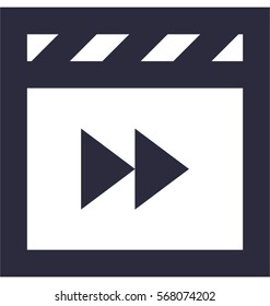 Movie Player Vector Icon
