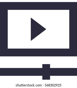 Movie Player Vector Icon