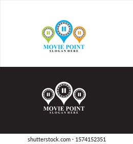 Movie Point Logo in Vector