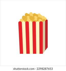 Movie Popcorn Snack Illustration Vector