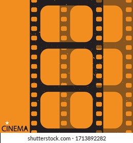 Movie poster festival for your design. Cinema flyer. Movie industry graphic illustration