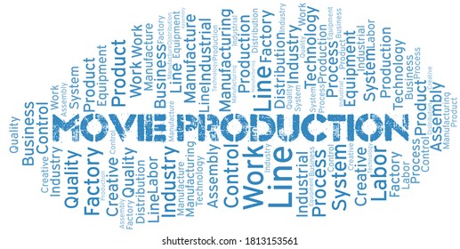 movie-production-word-cloud-create-text-stock-vector-royalty-free