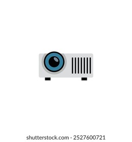 Movie projector icon. Projector icons vector stock illustration. Projector icon. Projector for video, cinema, and presentation. Vector isolated sign.