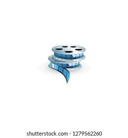movie reel vector