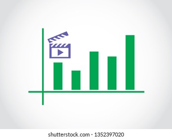Movie Sales Download Fluctuate Graph