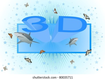 Movie screen and seats for spectators in the theater. Contemporary cinema in 3D.