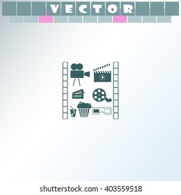 Movie set icon.