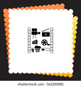 Movie set  icon. Vector design.