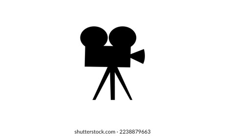 movie silhouette high quality vector