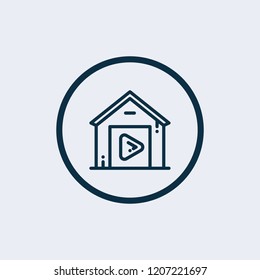 Movie studio icon. Vector illustration