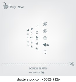 Movie symbols vector set