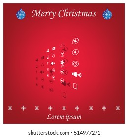 Movie symbols vector set