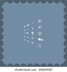 Movie symbols vector set