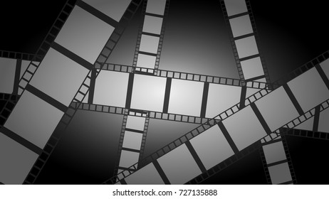 Movie Tape Background Stock Vector (Royalty Free) 727135888 | Shutterstock