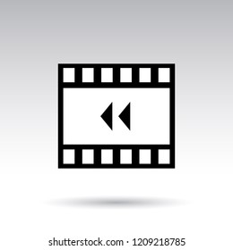 movie tape, fast backwards 