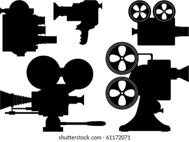 Movie or television film camera collection