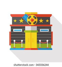 movie theater flat icon